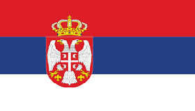 flaga serbska
